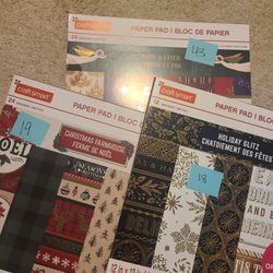 80 sheets of Christmas scrapbook paper