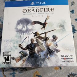 Pillars Of Eternity 2 Dead fire Collectors Edition Ps4