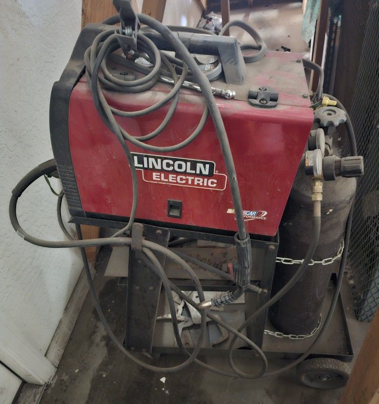 Lincoln Electric Weld-pak 140 Hd With Cart 