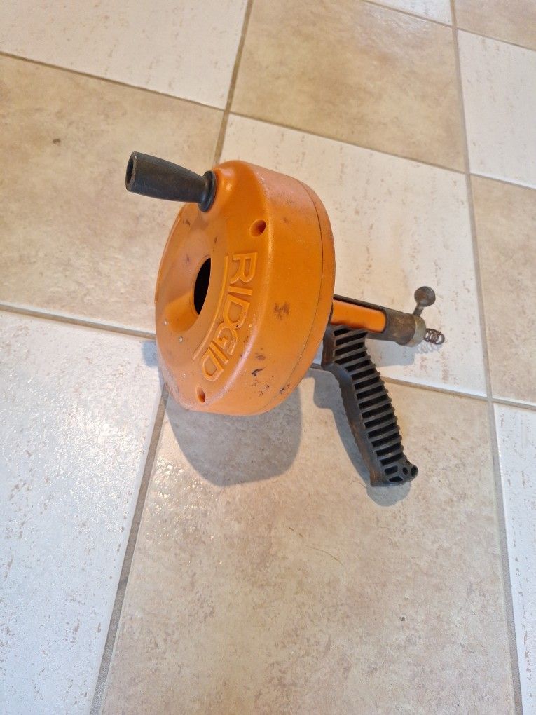Ridgid Drain Snake, Pipe Auger
