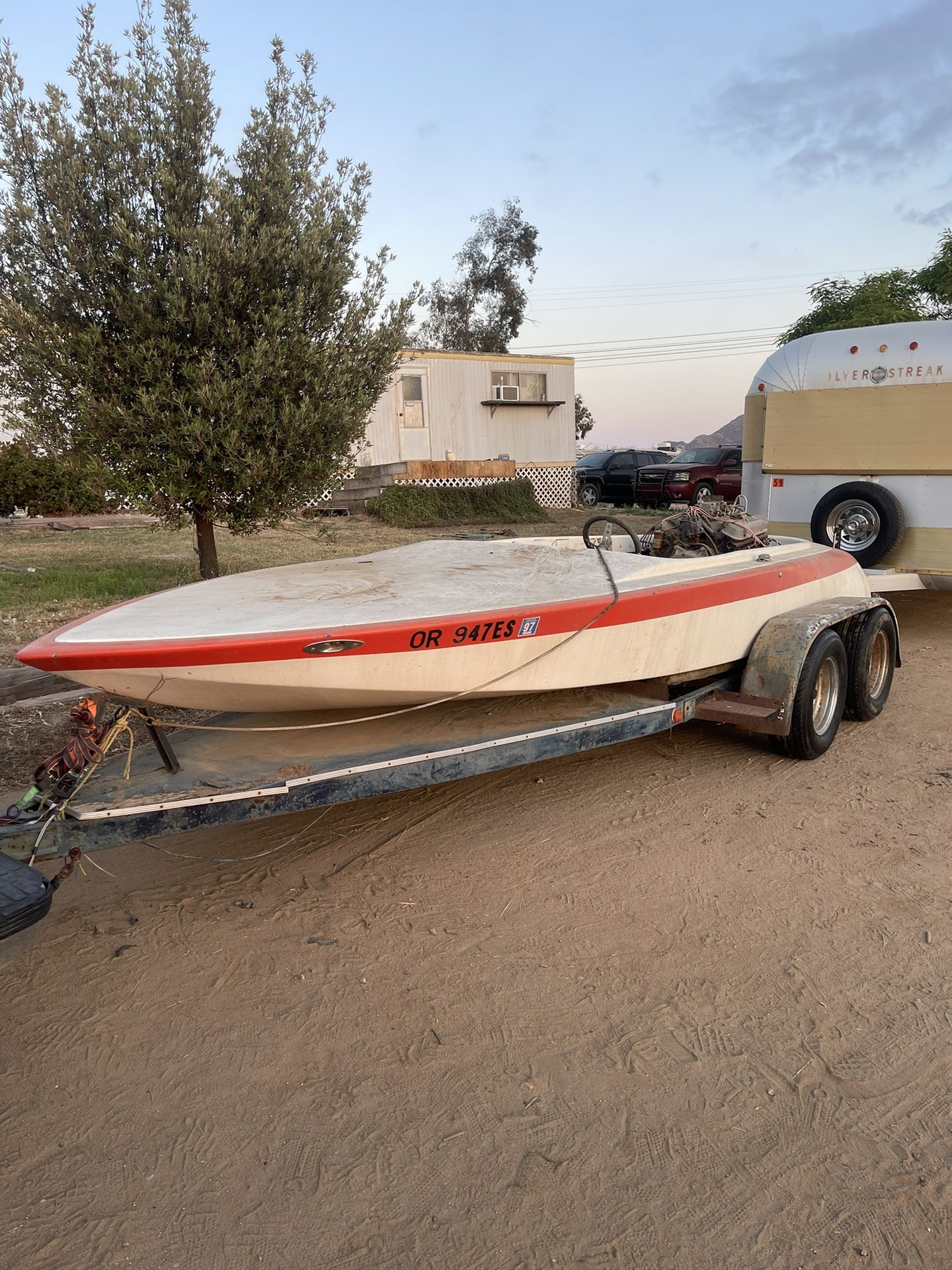 Flat Bottom V Drive 1967 Stevens Circle Track Boat