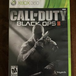 Call Of Duty Black Ops II Xbox 360 Video Game