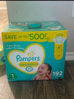Pampers Swaddles Size 1 192 Count