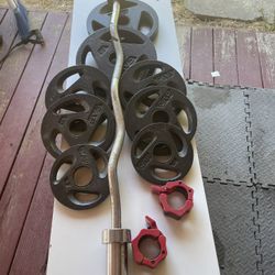 Curved curl bar