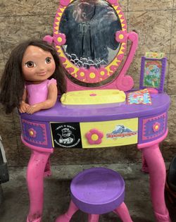 Dora small kids vanity