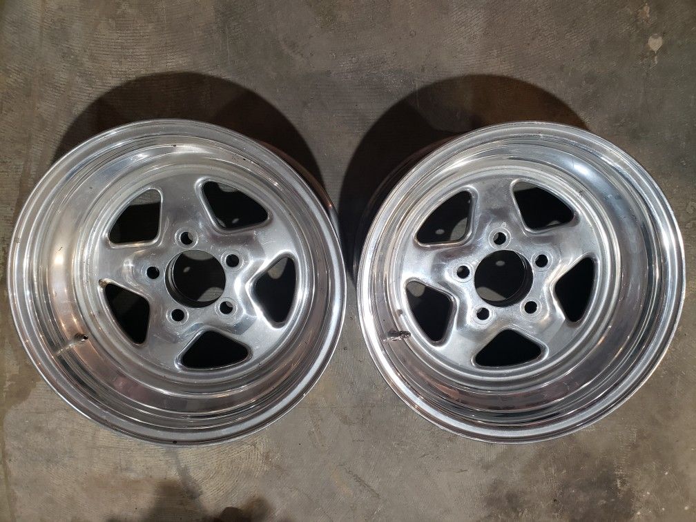 2 Weld Prostar Rims And Caps