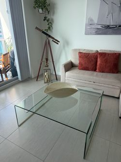 Bent Glass Coffee Table