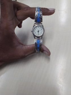 Vintage Sterling Silver Watch with Expansion Band
