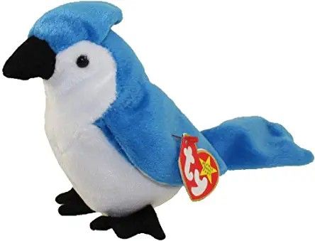 Rocket The Blue Jay Bird Beanie Baby