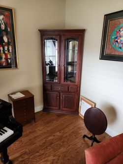 Corner Curio Cabinet