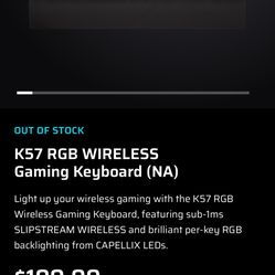 Corsair RGB Wireless Keyboard 