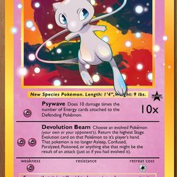 Mew Pokemon Cards Canvas Poster 