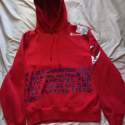 Red Champion Hoodie
