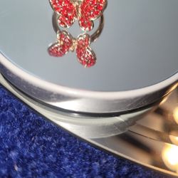 Red Butterfly Ring Fits 7-8