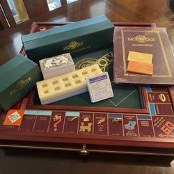 Collector’s Edition Monopoly Wood Board Game 