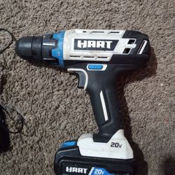 HART 20-Volt 1/2-inch Cordless Drill/Driver Kit, (1) 1.5Ah Lithium-Ion Battery, Gen 2