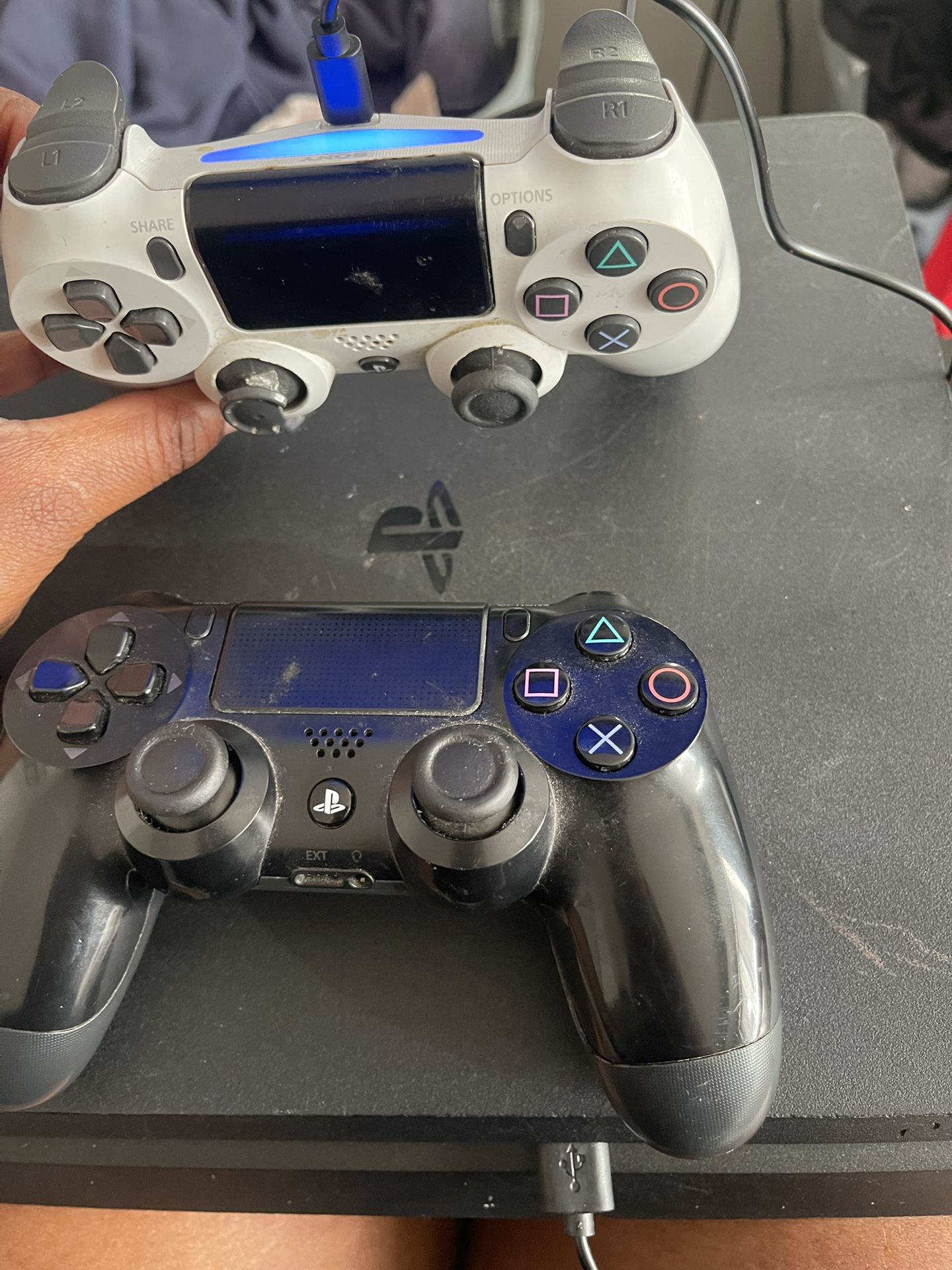 PS4 With Two Controllers