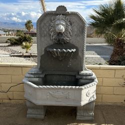 New Fountain Made Out Of Cement 