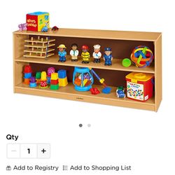 Lakeshore Classic Birch Classroom Shelves 