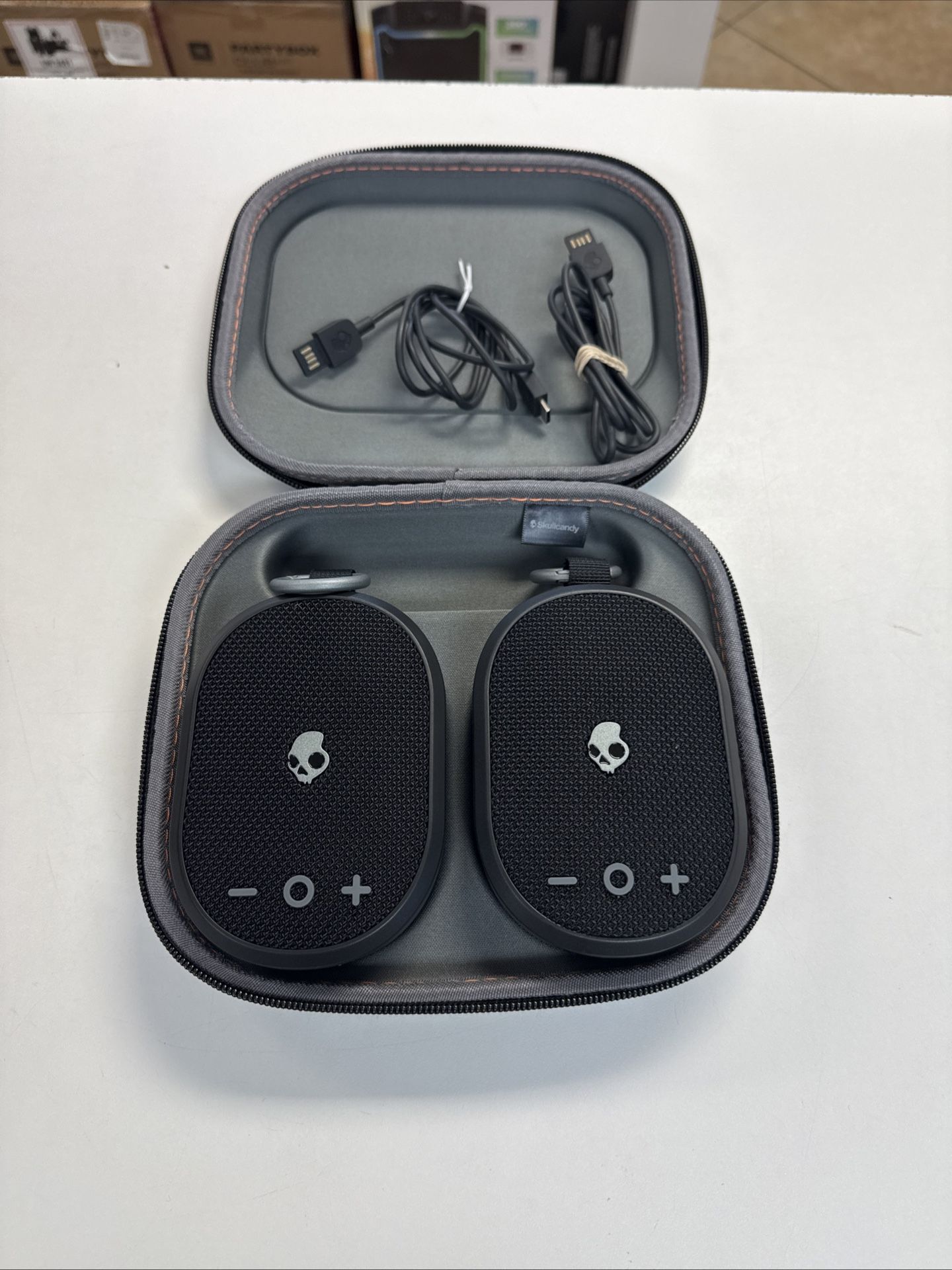 Skullcandy Kilo Wireless Bluetooth Speaker with Case Bundle, 2-pack