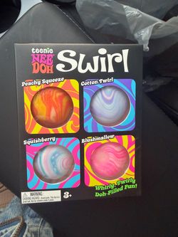 Rare 4 pack swirl Needoh teenies