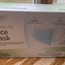 Brand New Unopened Box Of 50 Face Masks