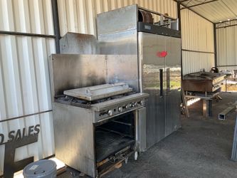 Commercial oven, fridge and grill