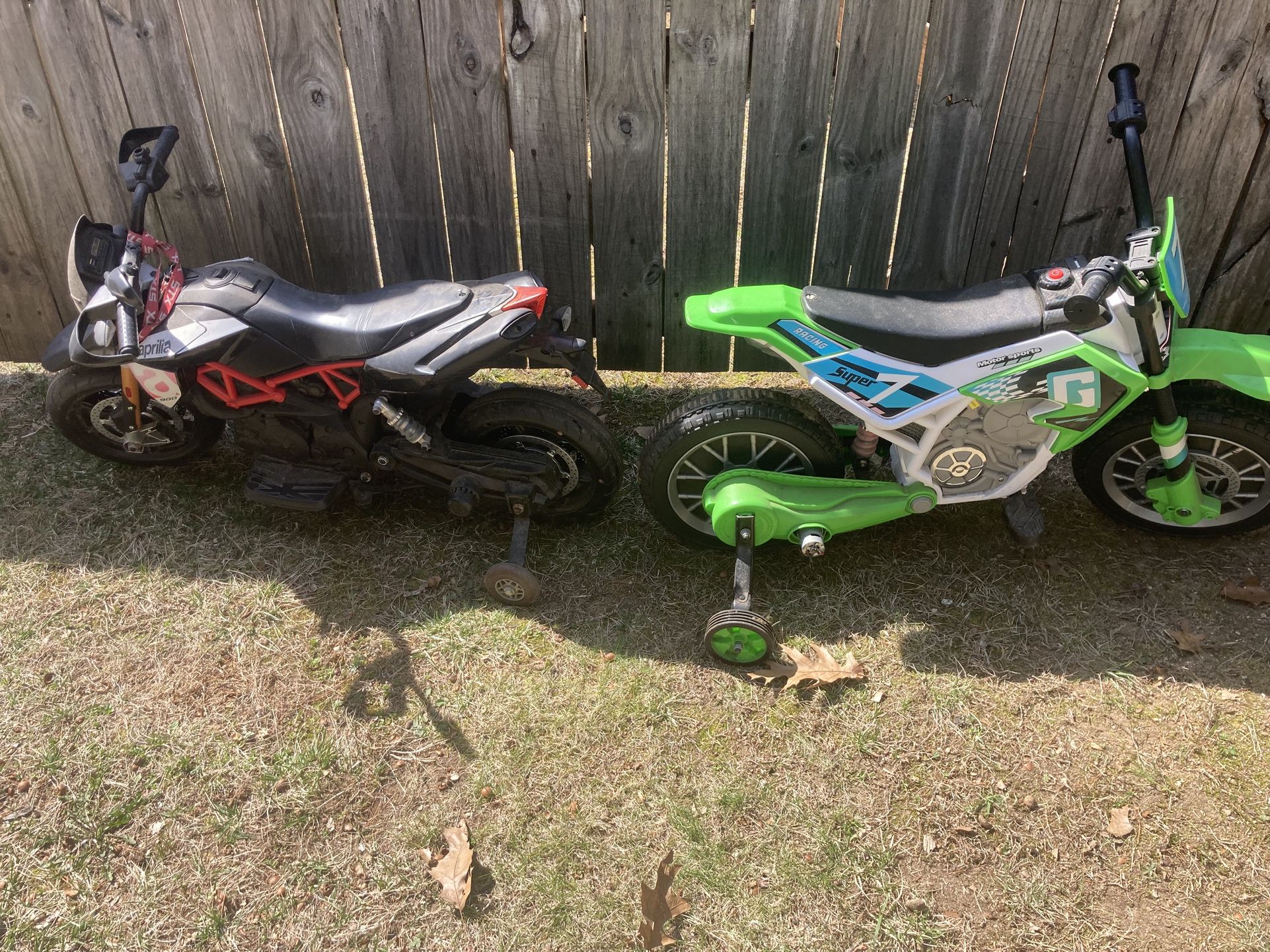 2 Kids Electric Bikes