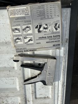 Sears Craftsman stapler