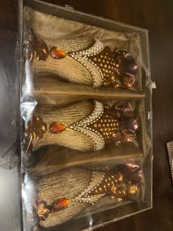 Decorative Gold Tassel Tiebacks Set of 3