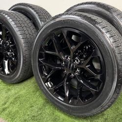 New 22 inch black snowflake wheels with RBP 285/45r22 tires