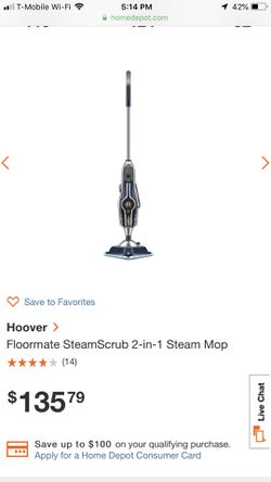 Hoover Steam Floor Scrubber