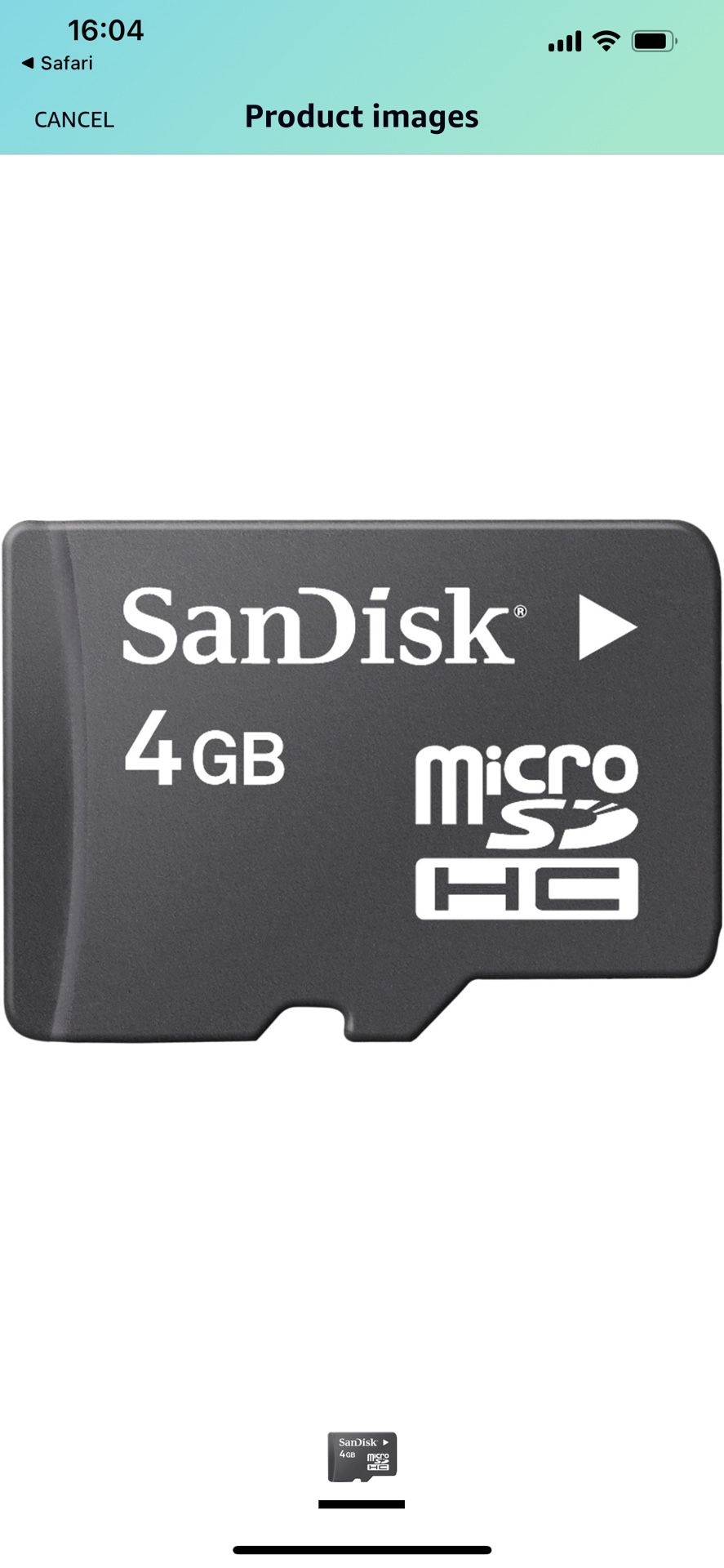 Micro SD Card 4gb