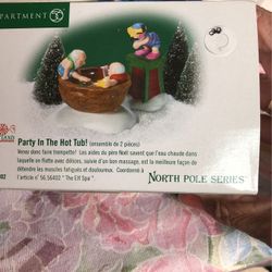Dept 56. Party In The Hot Tub!