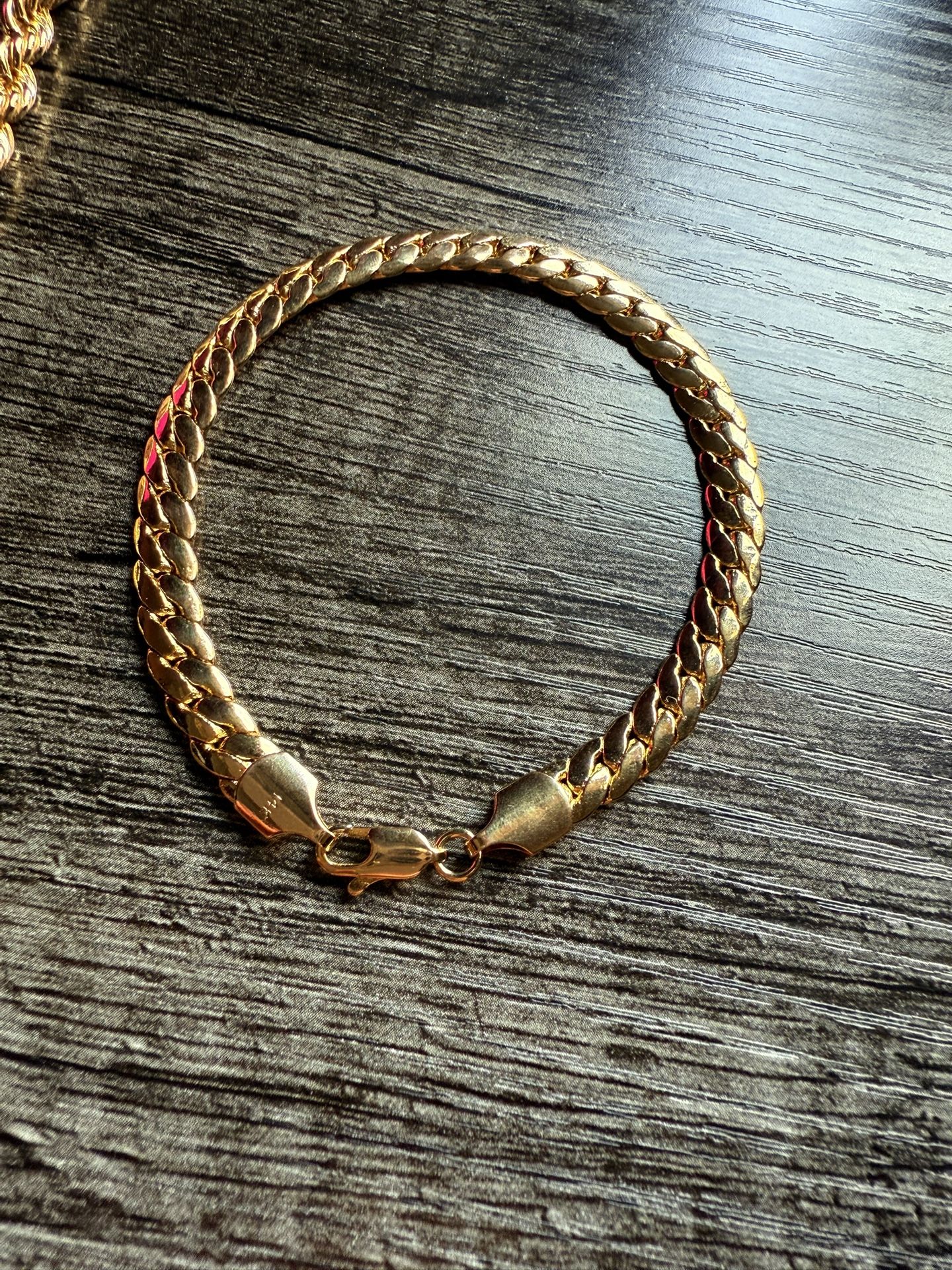 Gold Plated Men’s Bracelet 