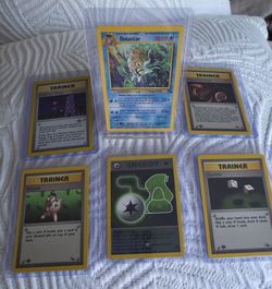 Vintage Pokémon TCG Card Lot of 6