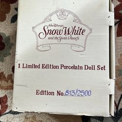 Snow White And 7 Dwarfs Porcelain Set