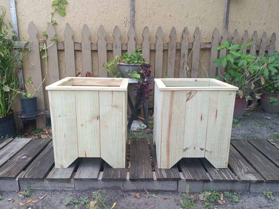Box Planters  ( $40 Each Or $70 For Pair)