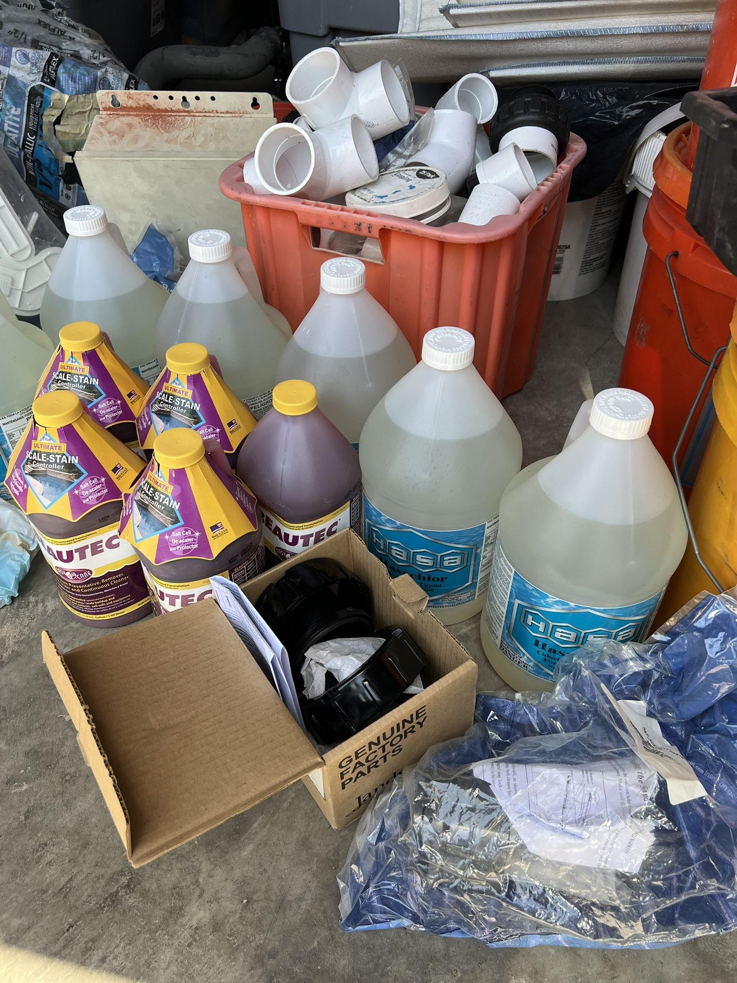 Pool Parts And Supplies Lot
