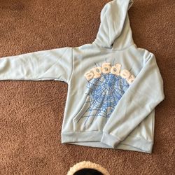 Sky Blue Sp5der Hoodie