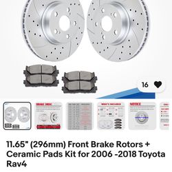 Toyota 2016 Rav 4 Front Brake Set