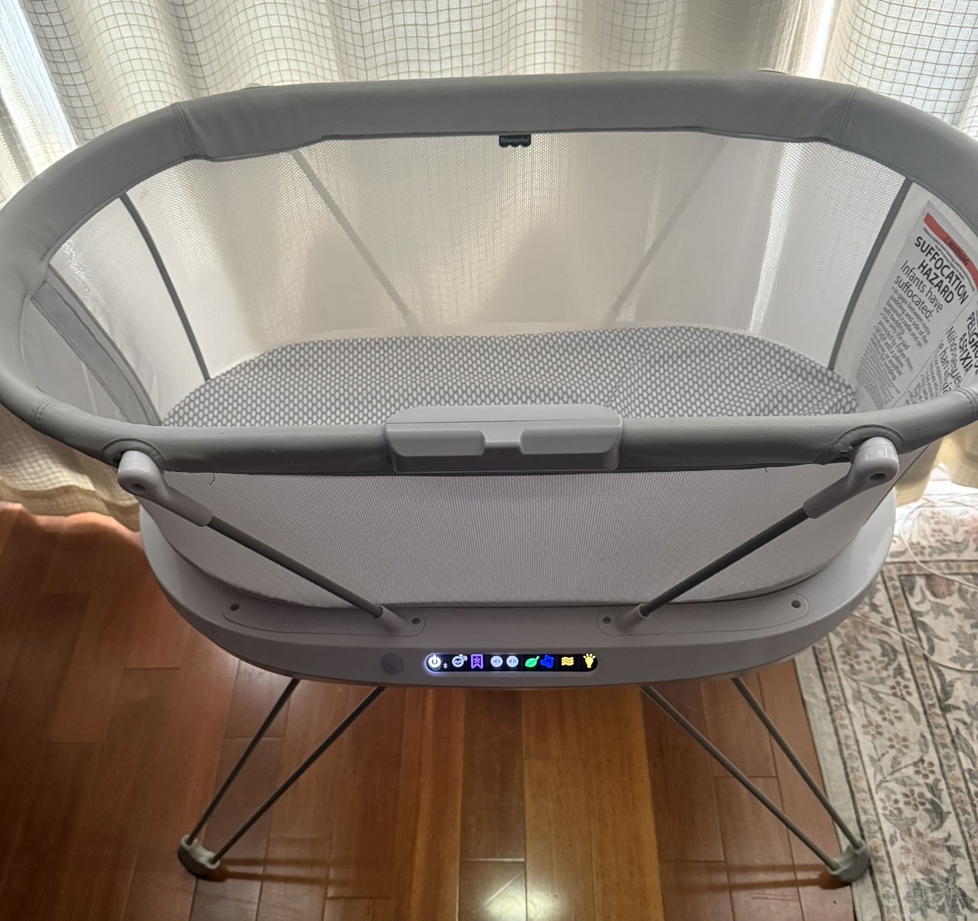 Fisher-Price Luminate Bassinet - White