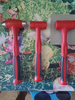 Snap on dead blow hammer set