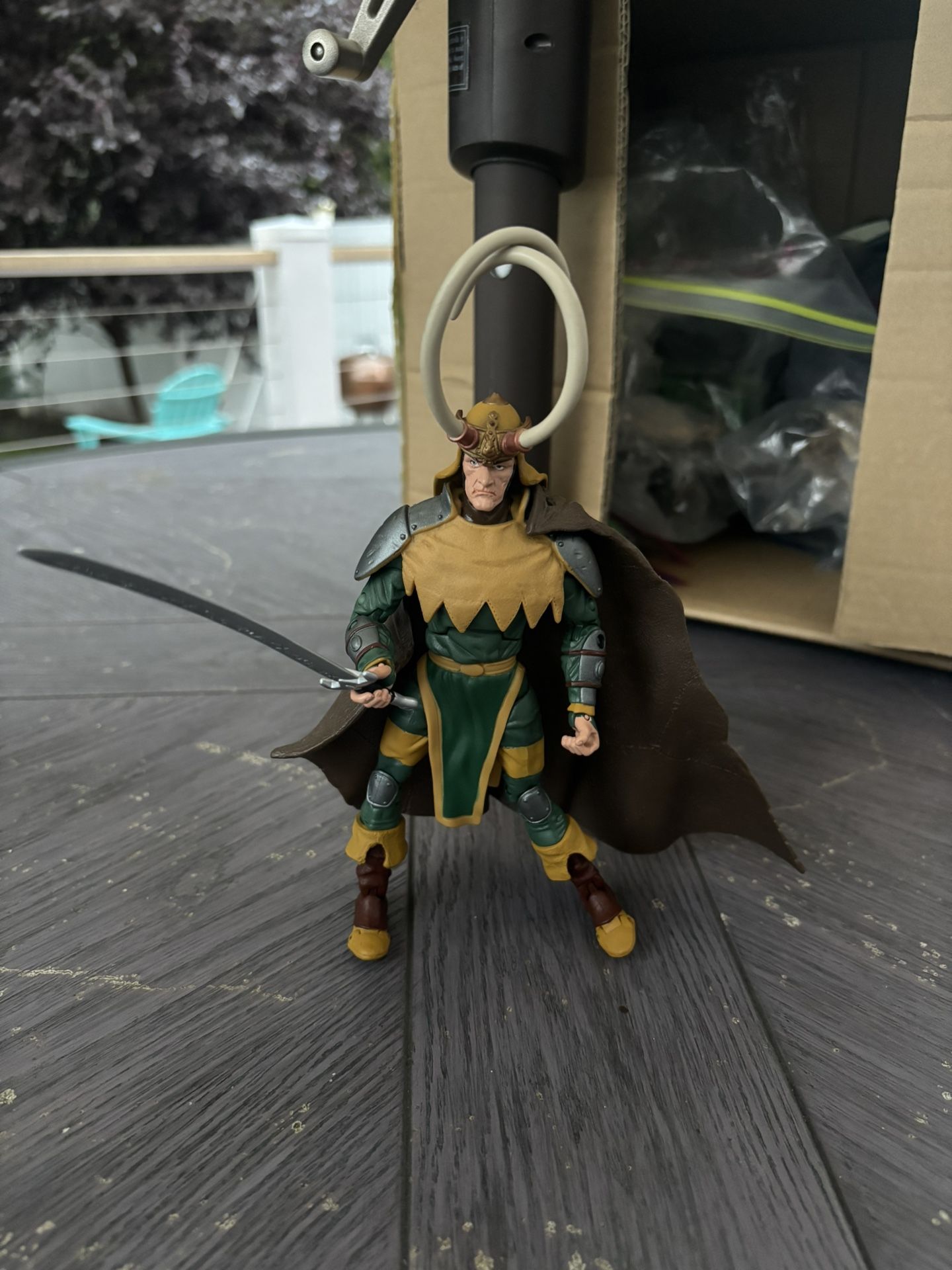 Marvel Legends LOKI Onslaught BAF Series 6” Action Figure Toy Biz Long Horns