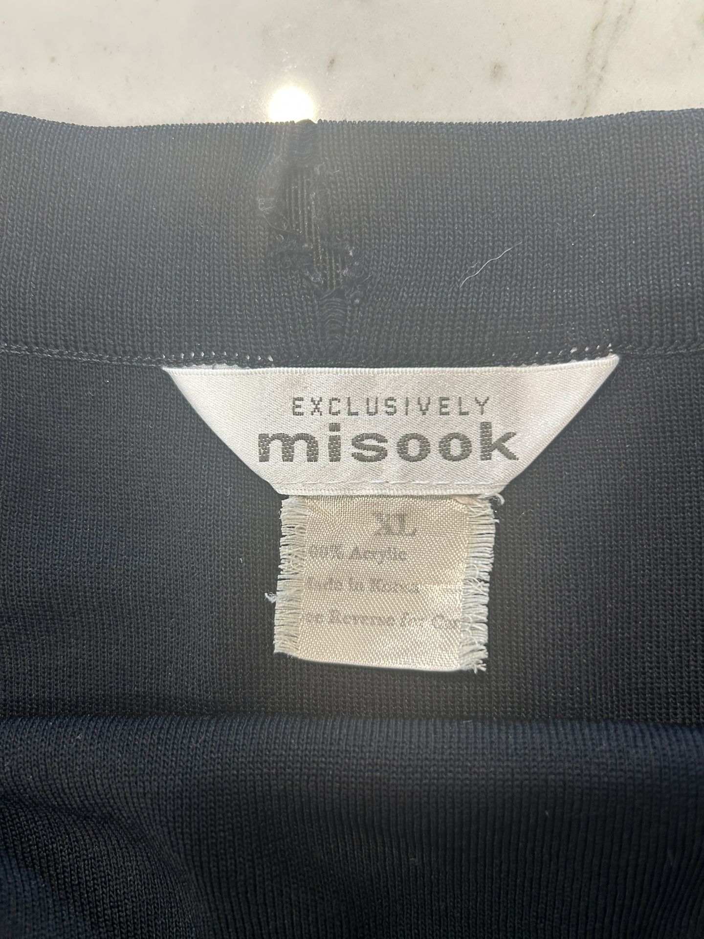 Misook Black Skirt