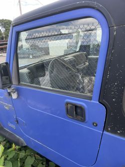 Wrangler Tj Doors Lapis Blue Full Steel No Rust Pc4