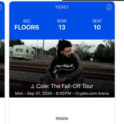 J Cole Tickets 
