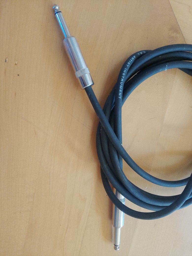 1/4" phono plug cable male-male