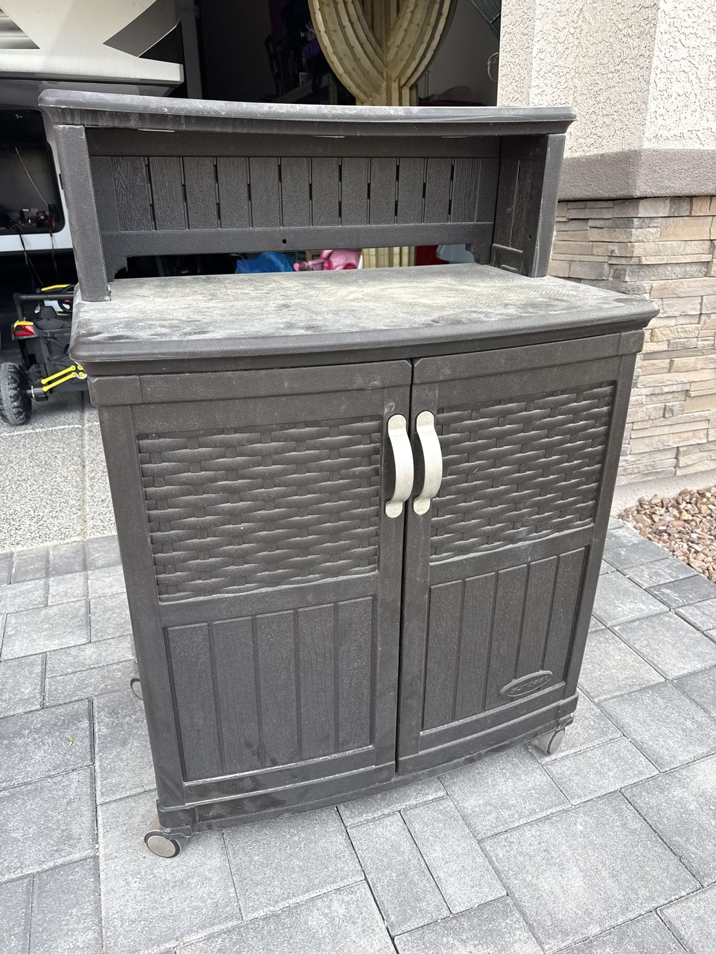 Patio Storage And Prep Station