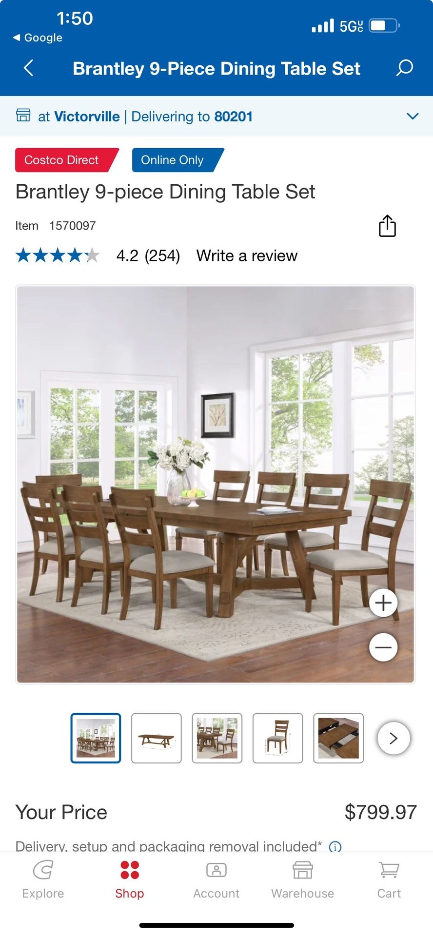 Dining Room Table